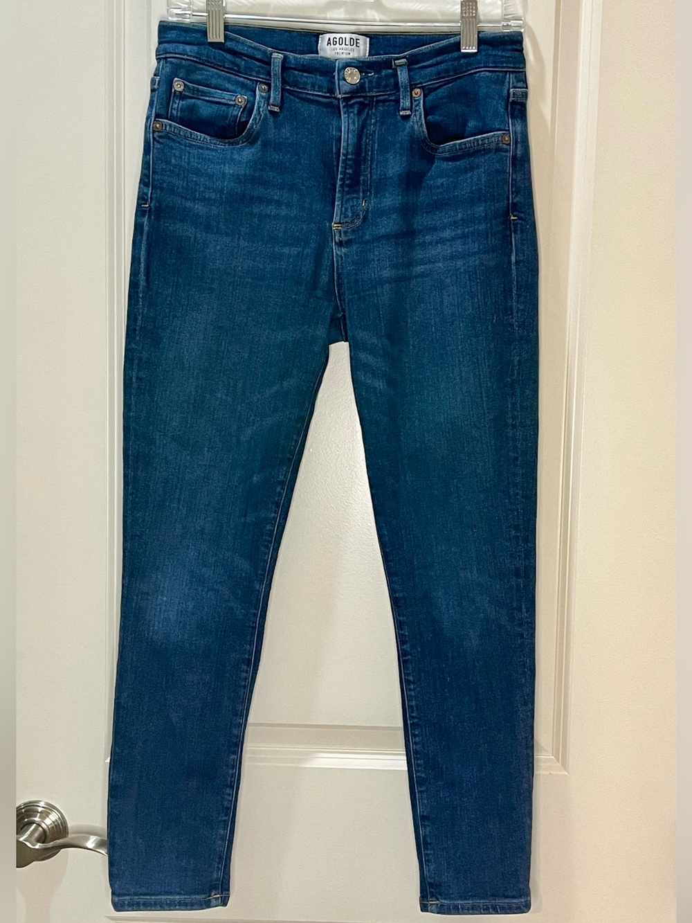 Agolde Deep Indigo Skinny Jeans Ankle 29